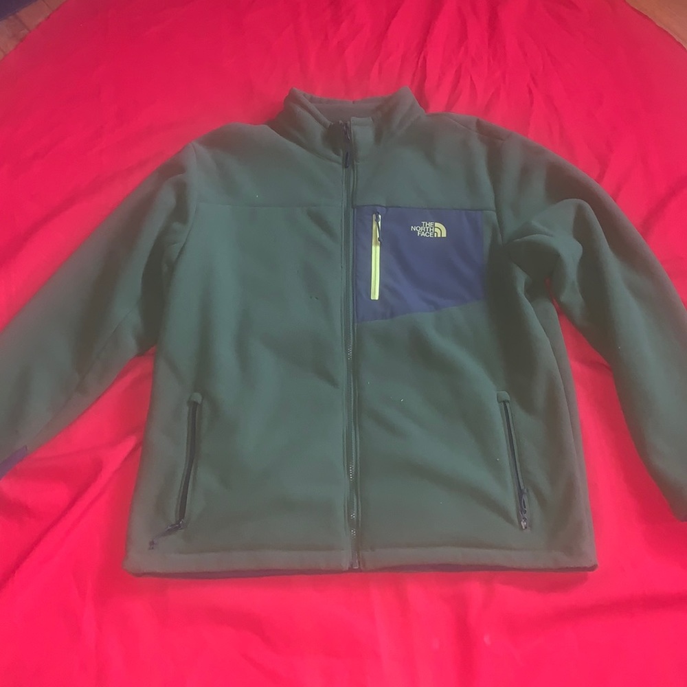 Green The North Face Fleece